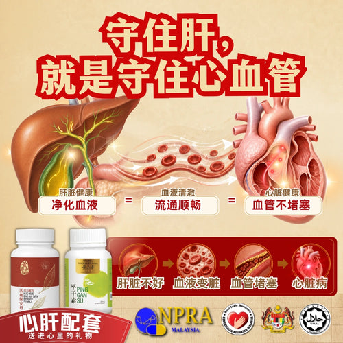 心肝配套 | 强心丹 + 平干素 | 养肝护心组合